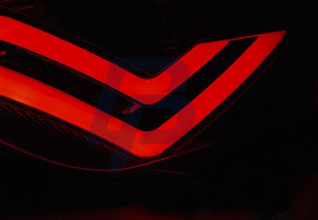 SEAT IBIZA 6J 3D 06.08-12 RED SMOKE LED TAILLIGHTS BAR - 5