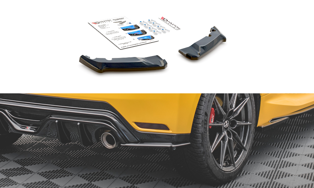 Rear Side Splitters V3 Toyota GR Yaris MK4 (2020-)