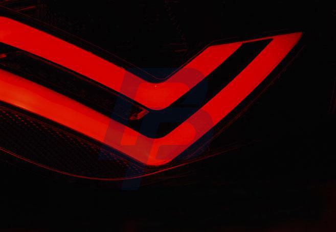 SEAT IBIZA 6J 3D 06.08-12 RED SMOKE LED TAILLIGHTS BAR - 6