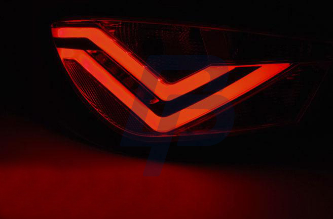 SEAT IBIZA 6J 3D 06.08-12 CHROME LED TAILLIGHTS BAR - 3