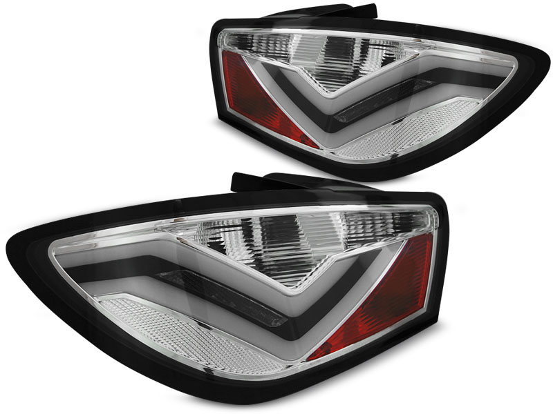 SEAT IBIZA 6J 3D 06.08-12 CHROME LED TAILLIGHTS BAR