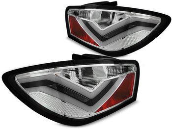 SEAT IBIZA 6J 3D 06.08-12 CHROME LED TAILLIGHTS BAR