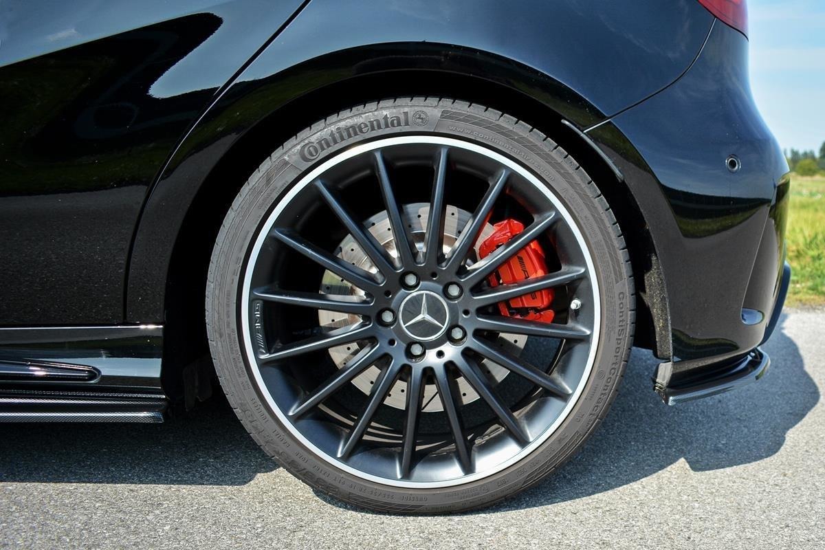 REAR SIDE SPLITTERS MERCEDES A W176 AMG FACELIFT - 3