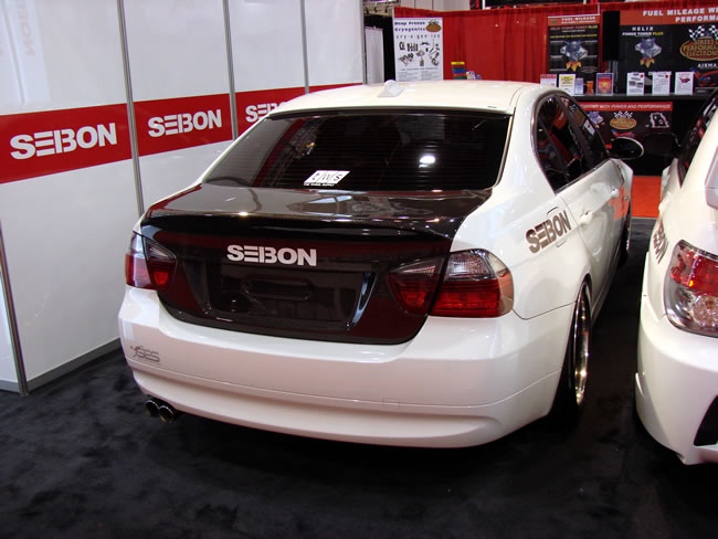 BMW 3 E90 4D 05-08 SEIBON CSL CARBON TRUNKLID - 2