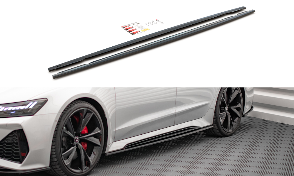 Side Skirts Splitters V2 Audi RS6 C8 / RS7 C8 (2019-)
