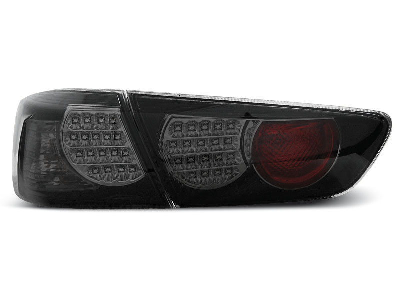 MITSUBISHI LANCER 8 SEDAN 08-11 BLACK SMOKE LED TAILLIGHTS