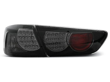 MITSUBISHI LANCER 8 SEDAN 08-11 BLACK SMOKE LED TAILLIGHTS