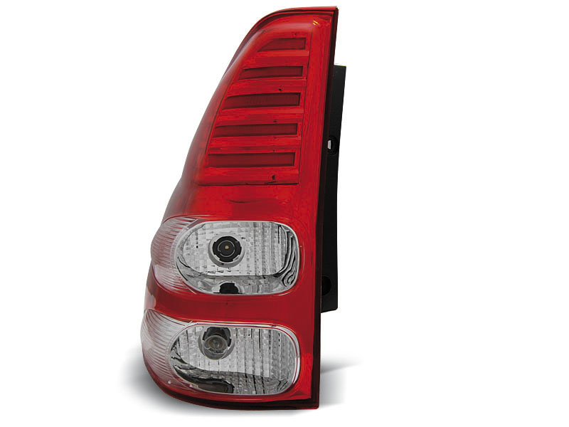 TOYOTA LAND CRUISER 120 03-09 RED WHITE LED TAILLIGHTS
