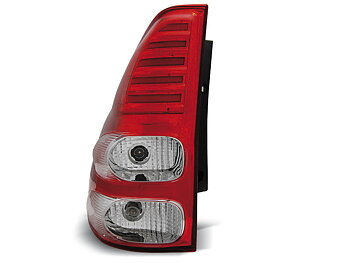 TOYOTA LAND CRUISER 120 03-09 RÖD/VITA LED BAKLAMPOR