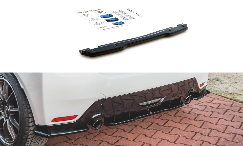 Central Rear Splitter Toyota GR Yaris MK4 (2020-)