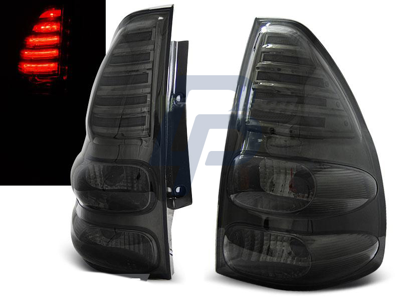 TOYOTA LAND CRUISER 120 03-09 SMOKE LED TAILLIGHTS - 2