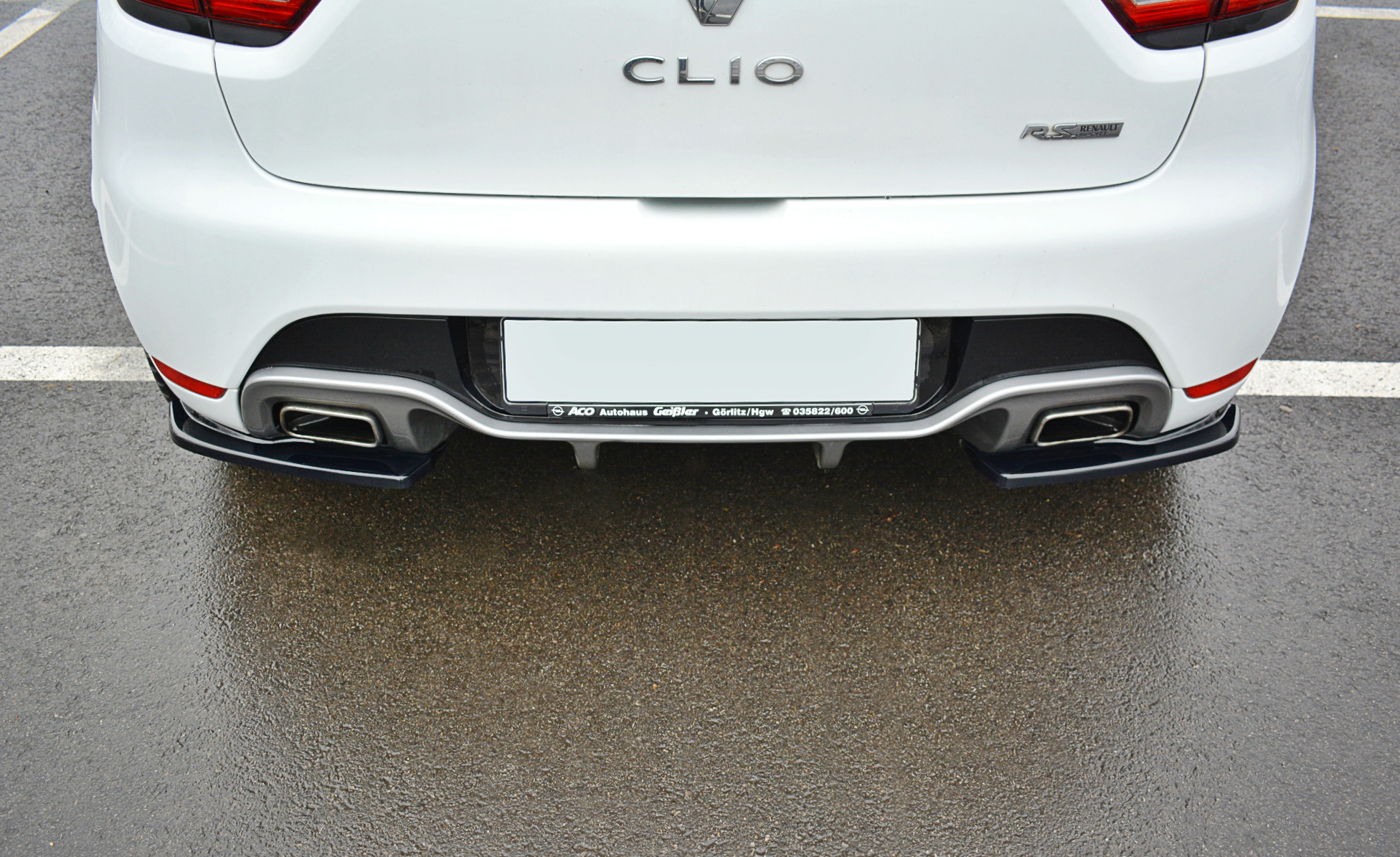 REAR SIDE SPLITTERS RENAULT CLIO MK4 RS - 3