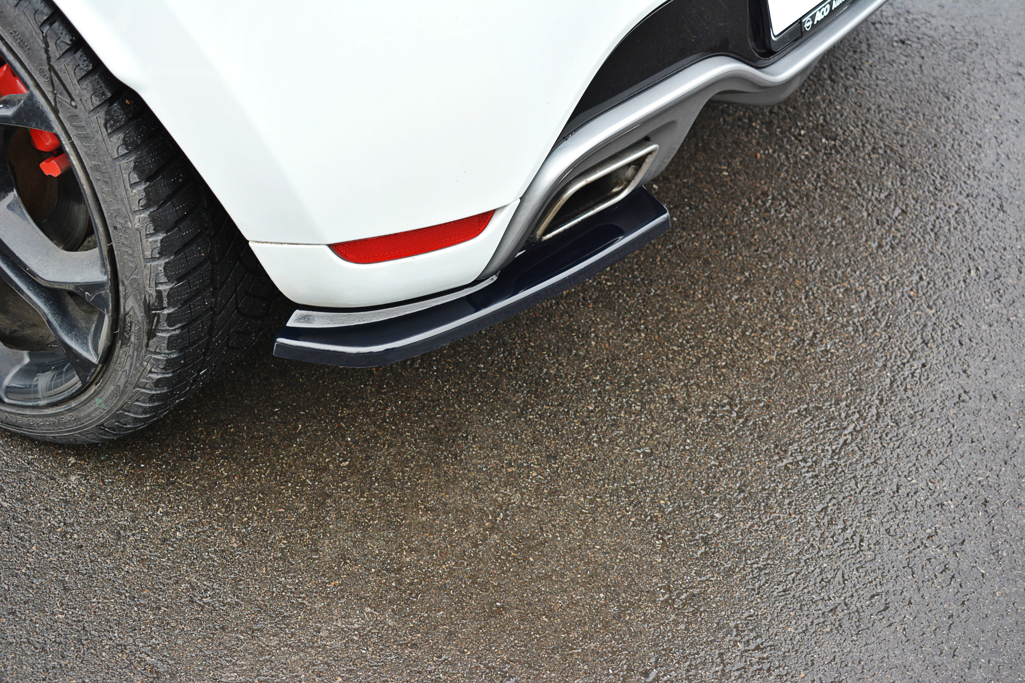 REAR SIDE SPLITTERS RENAULT CLIO MK4 RS - 4