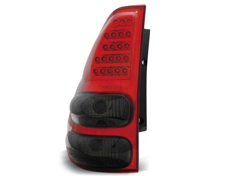 TOYOTA LAND CRUISER 120 03-09 RED SMOKE LED TAILLIGHTS