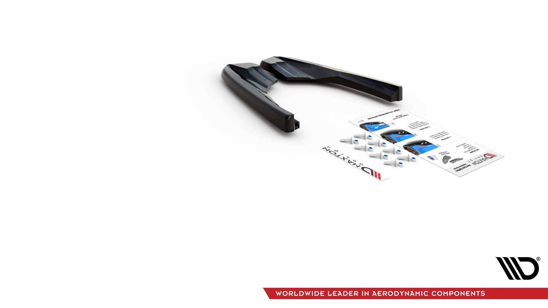 Rear Side Splitters V.2 Audi RS3 8V Sportback Facelift (2017-UP) - 8