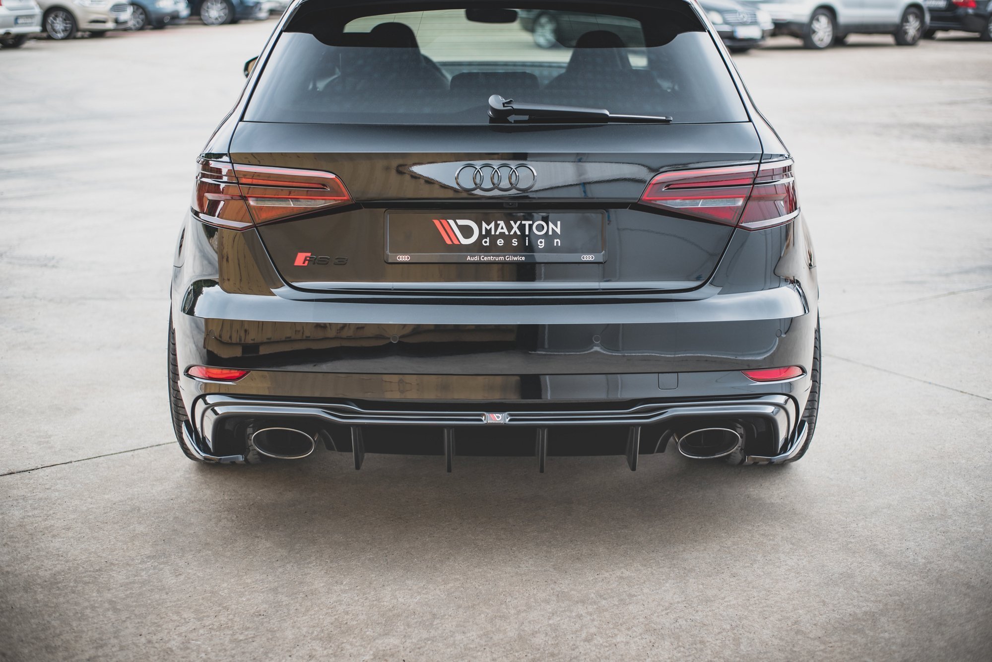 Rear Side Splitters V.2 Audi RS3 8V Sportback Facelift (2017-UP) - 2