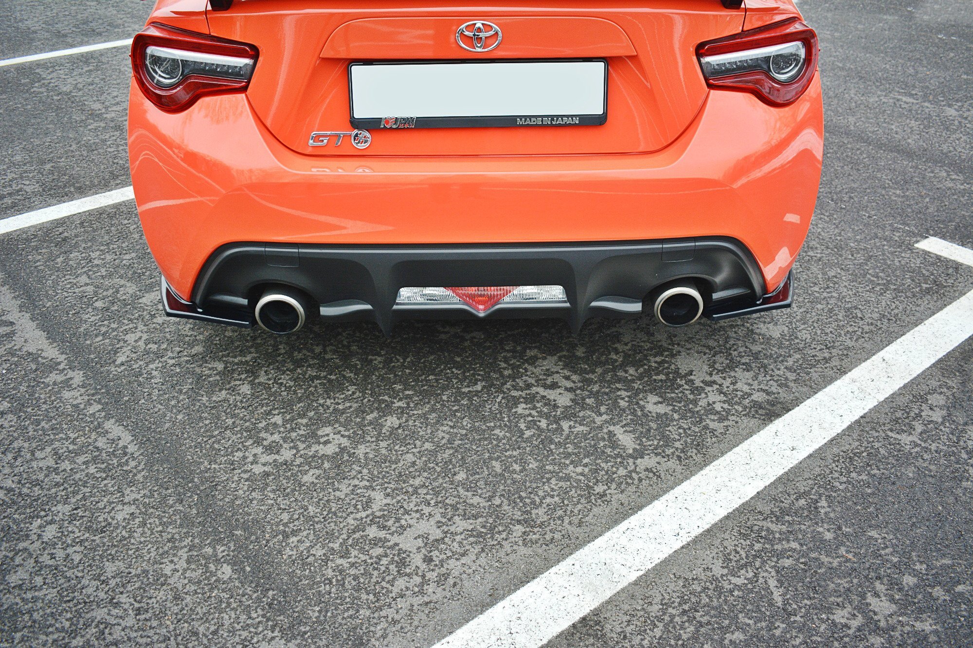 Rear Side Splitters V.1 Toyota GT86 Facelift - 3