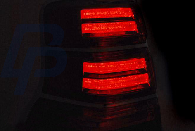 TOYOTA LAND CRUISER 150 09-13 RED SMOKE LED TAILLIGHTS - 2