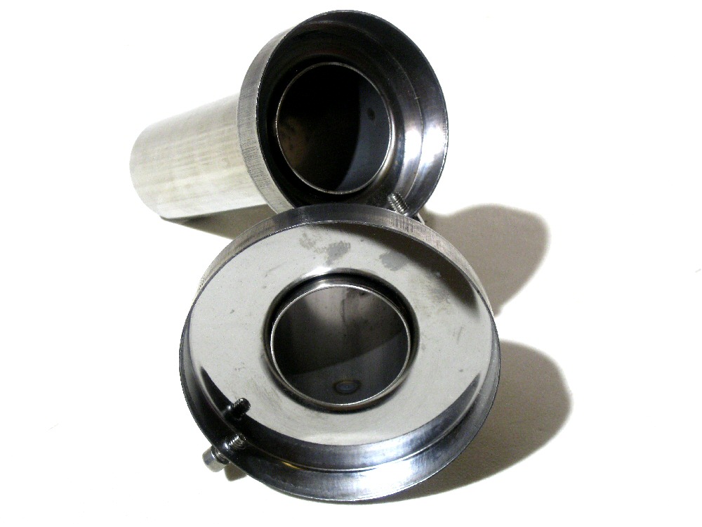 UNIVERSAL SIX SINGLE LAYER EXHAUST SILENCER 10CM /4 INCH - 4