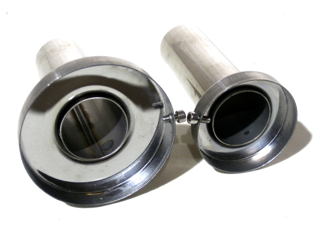 UNIVERSAL SIX SINGLE LAYER EXHAUST SILENCER 10CM /4 INCH - 3