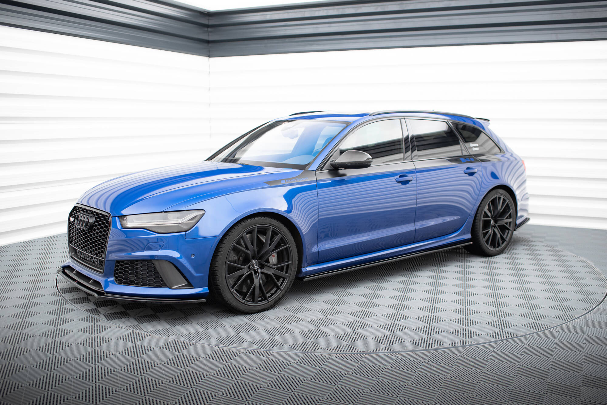 Side Skirts Diffusers V.1 Audi RS6 C7 - 4