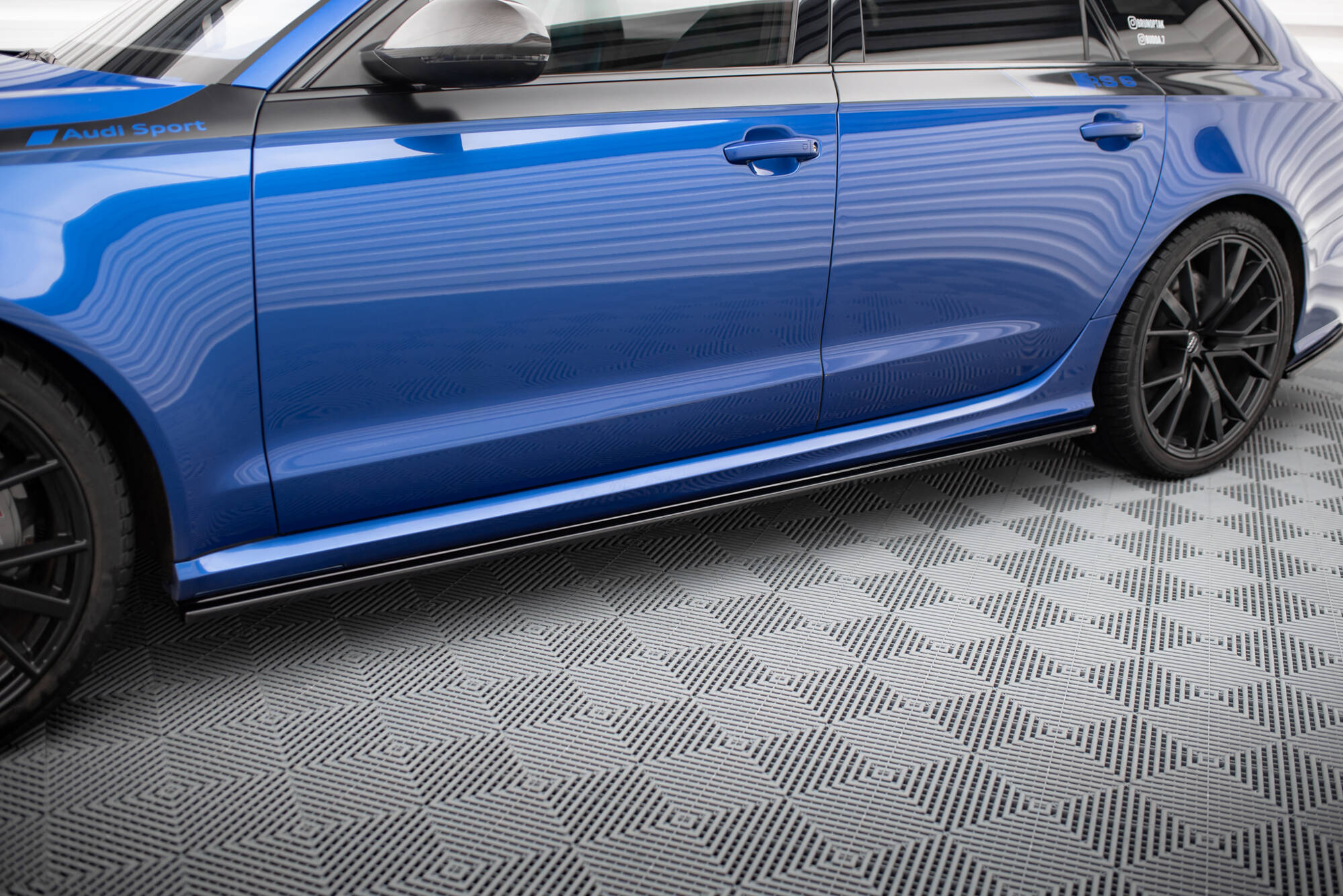 Side Skirts Diffusers V.1 Audi RS6 C7 - 2
