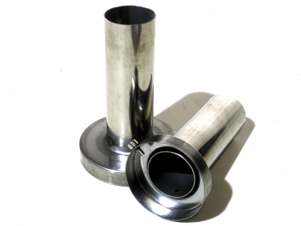 UNIVERSAL SIX SINGLE LAYER EXHAUST SILENCER 8.5CM /3.25 INCH