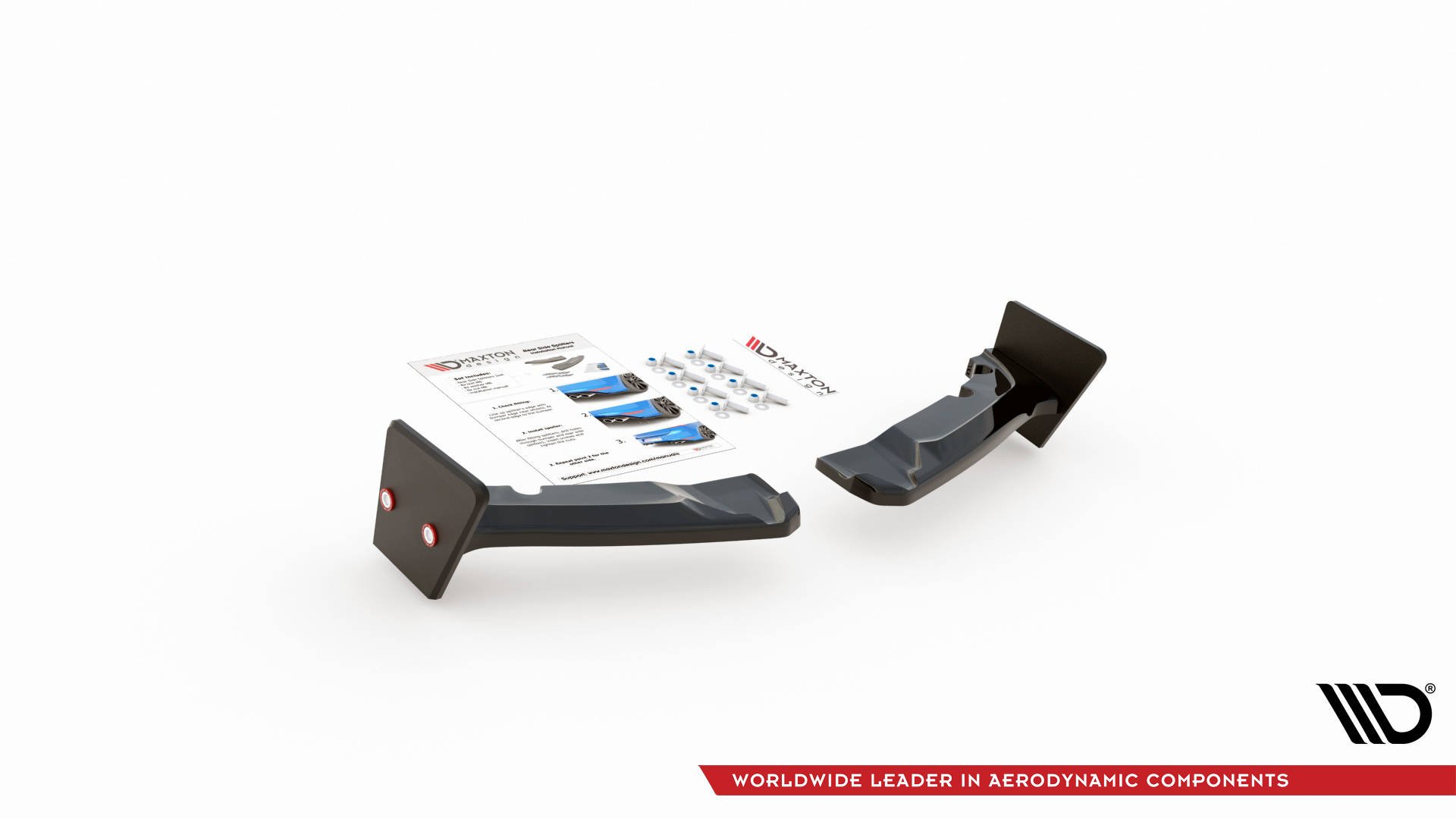 Rear Side Splitters V.4 + Flaps Toyota GR Yaris Mk4 - 6