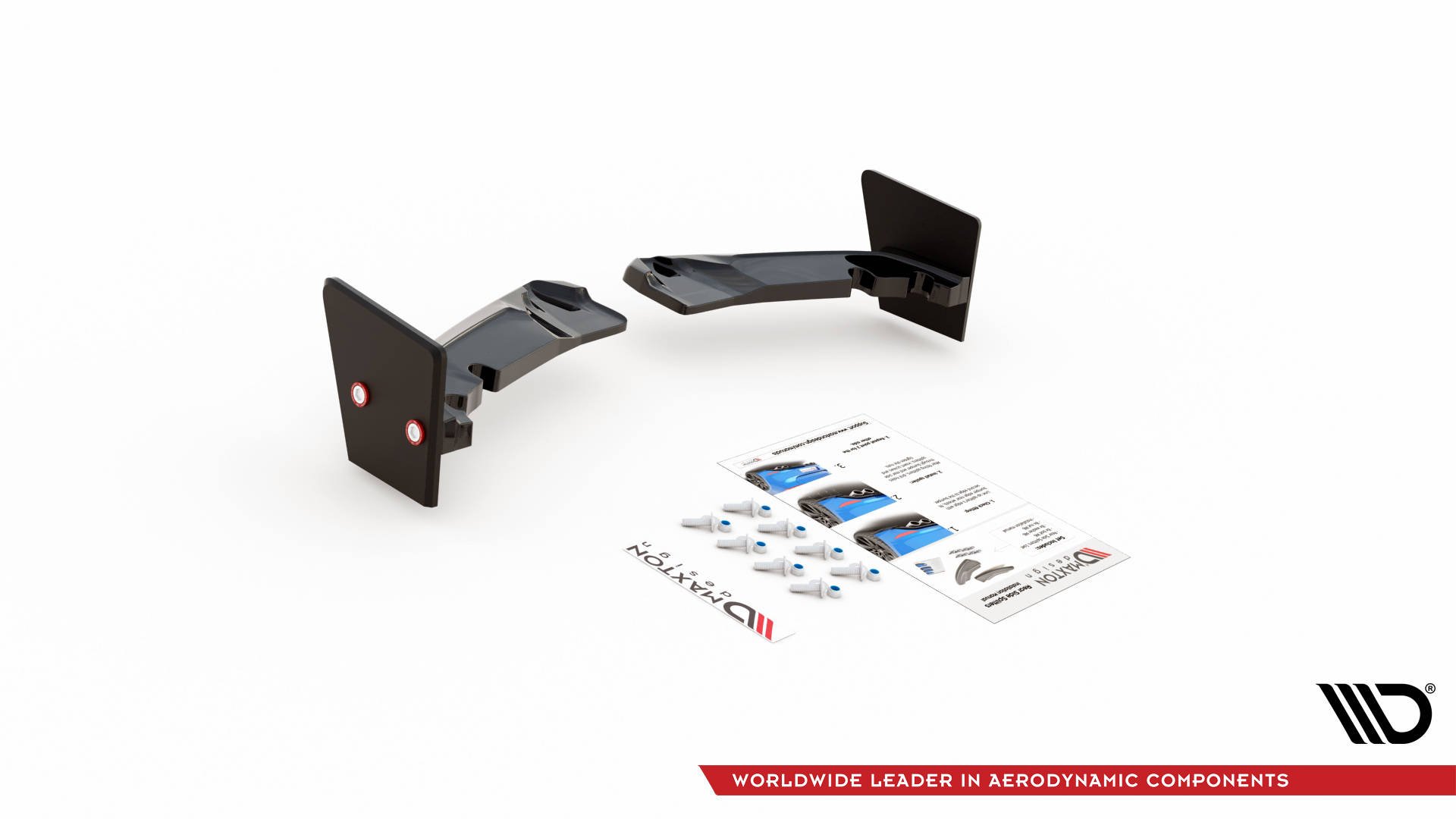 Rear Side Splitters V.4 + Flaps Toyota GR Yaris Mk4 - 7