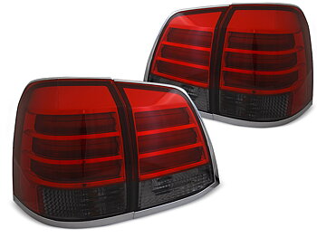TOYOTA LAND CRUISER FJ200 07-15 RÖDA RÖKTONADE LED BAKLAMPOR