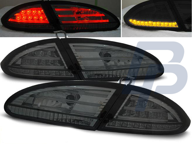 SEAT LEON 06.05-09 SMOKE LED TAILLIGHTS - 2