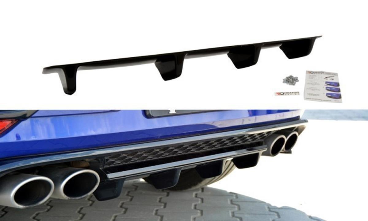 CENTRAL REAR SPLITTER VW GOLF VII R - 5