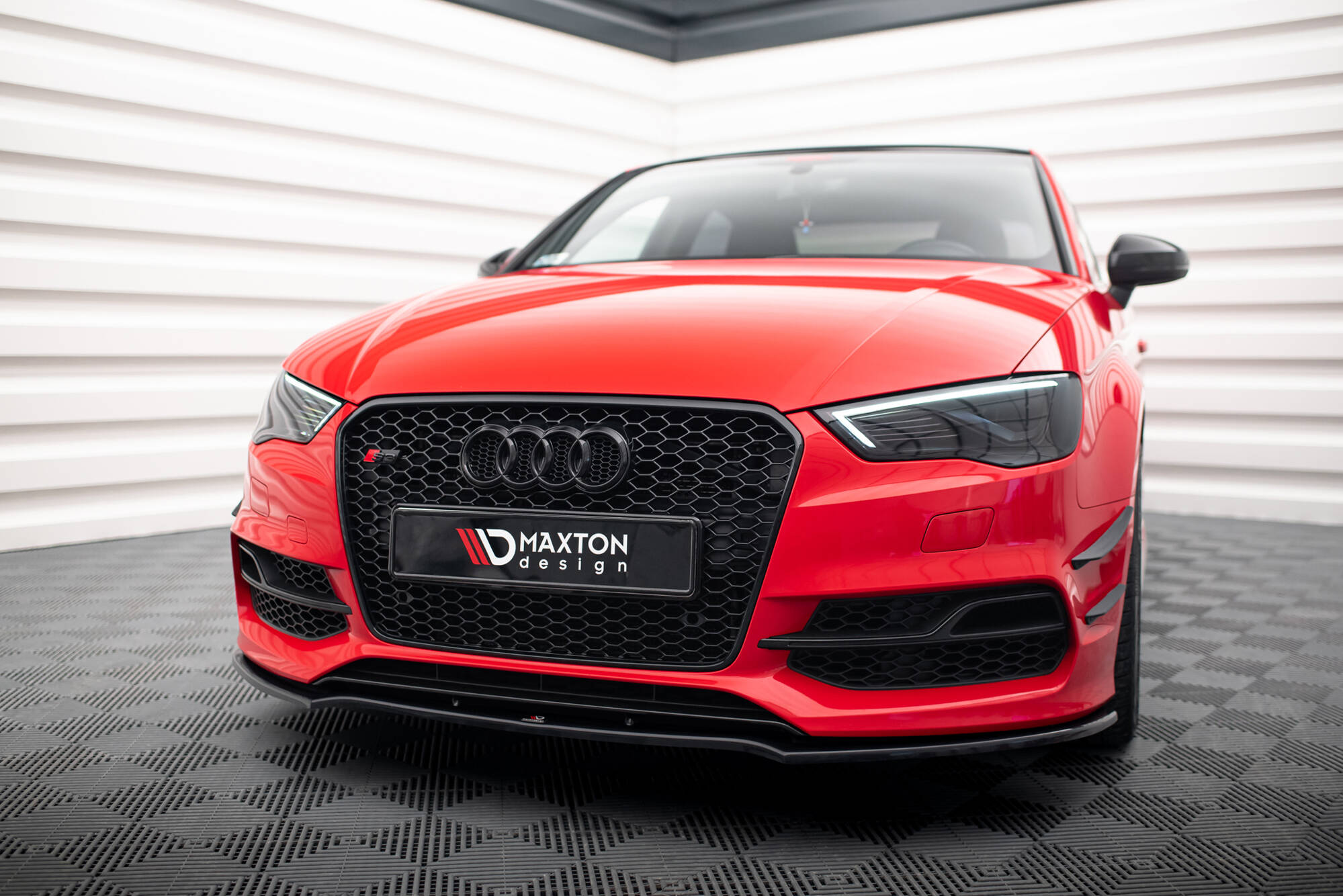 Front Splitter V.2 Audi S3 / A3 S-Line 8V Sedan / Cabrio (2013-2016) - 4