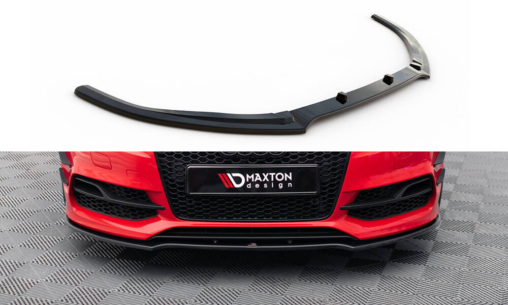 Front Splitter V.2 Audi S3 / A3 S-Line 8V Sedan / Cabrio (2013-2016)