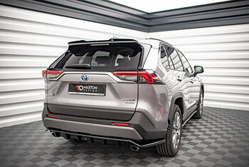Central Rear Splitter (Vertical Bars) Toyota RAV4 MK5 (2019-)