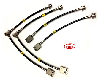 NISSAN SKYLINE R35 GT-R STAINLESS STEEL HEL BRAKELINES (4X)
