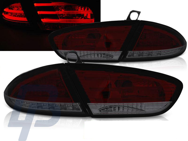 SEAT LEON 03.09-13 RED SMOKE LED TAILLIGHTS - 6