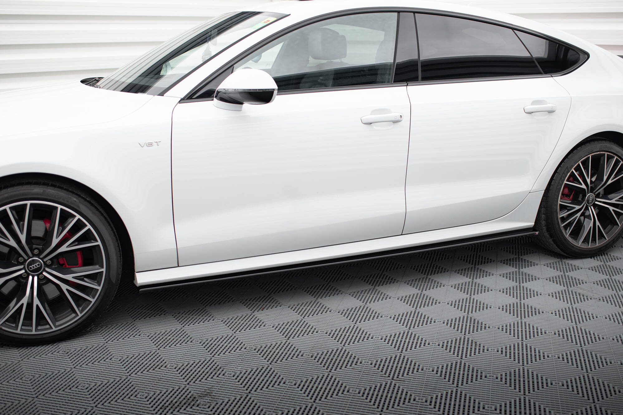 Side Skirts Diffusers Audi S7 / A7 S-Line C7 FL - 3