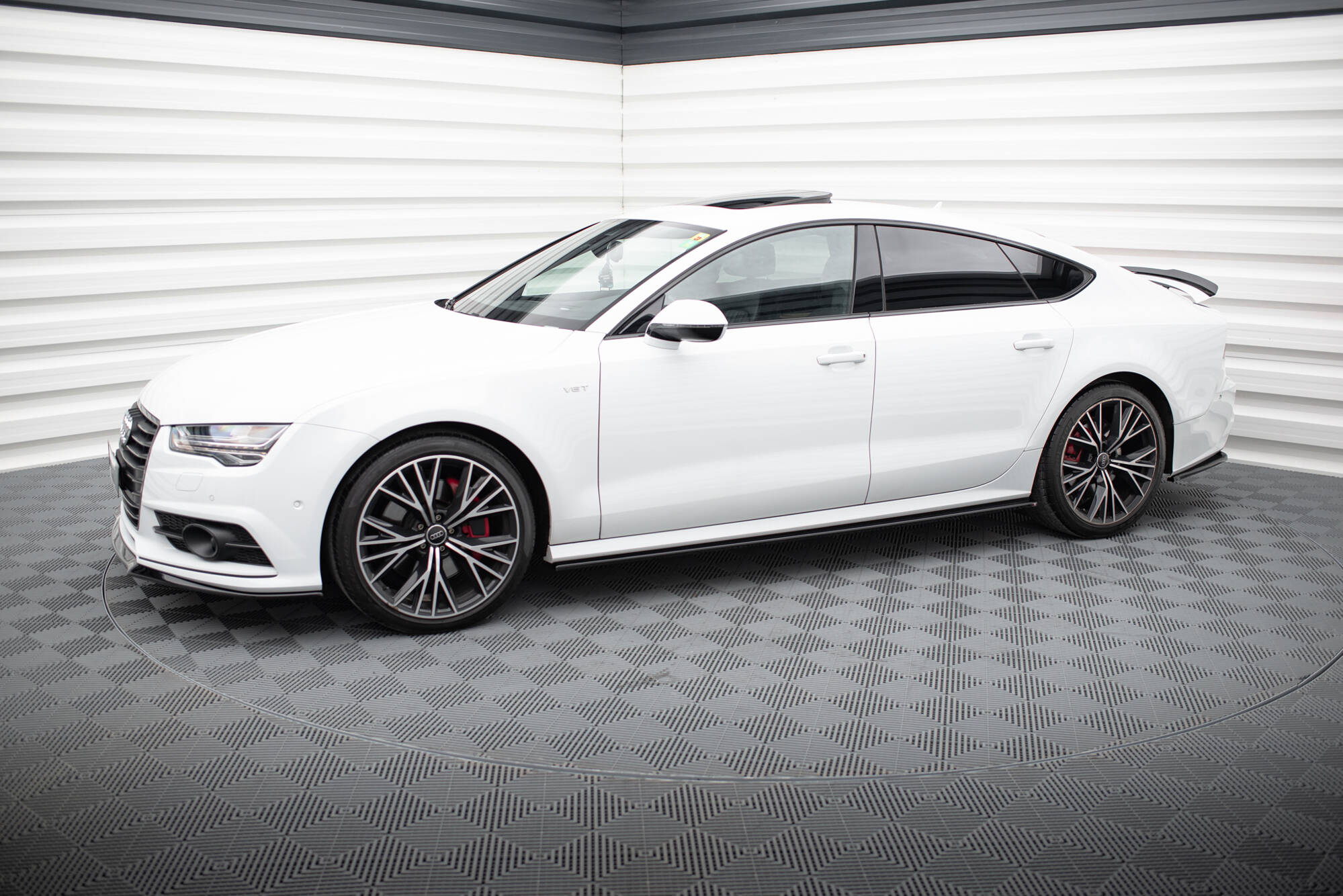 Side Skirts Diffusers Audi S7 / A7 S-Line C7 FL - 2