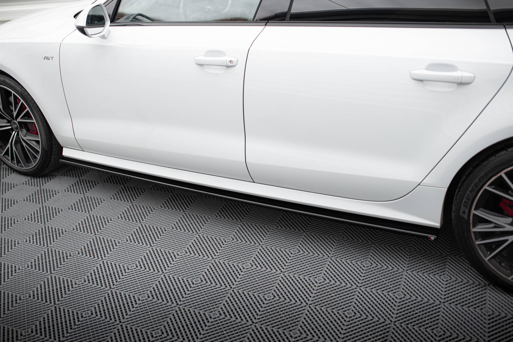 Side Skirts Diffusers Audi S7 / A7 S-Line C7 FL - 4