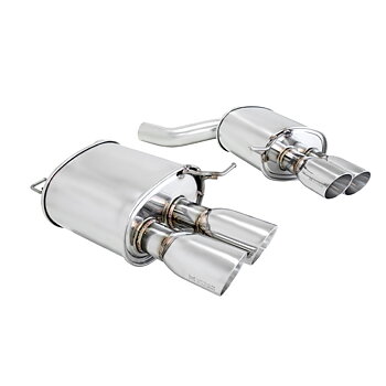 BMW 650I F12/13 11+ 2D AXLE BACK EXHAUST STAINLESS ROLL TIP