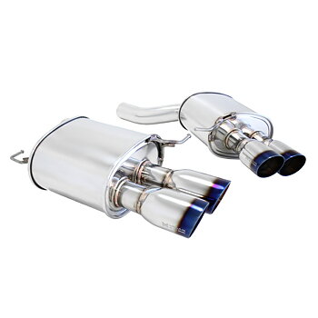 BMW 650I F12/13 11+ 2D AXLE BACK EXHAUST BURNT ROLL TIP [MR]