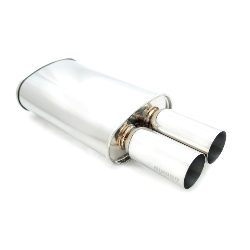 M-DT 3 INCH TURBO MEGAN RACING UNIVERSAL DUAL MUFFLER