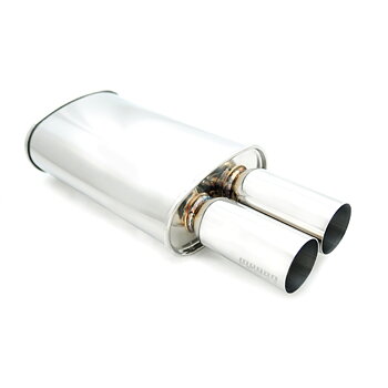 M-DT 3 INCH TURBO MEGAN RACING UNIVERSAL DUAL MUFFLER
