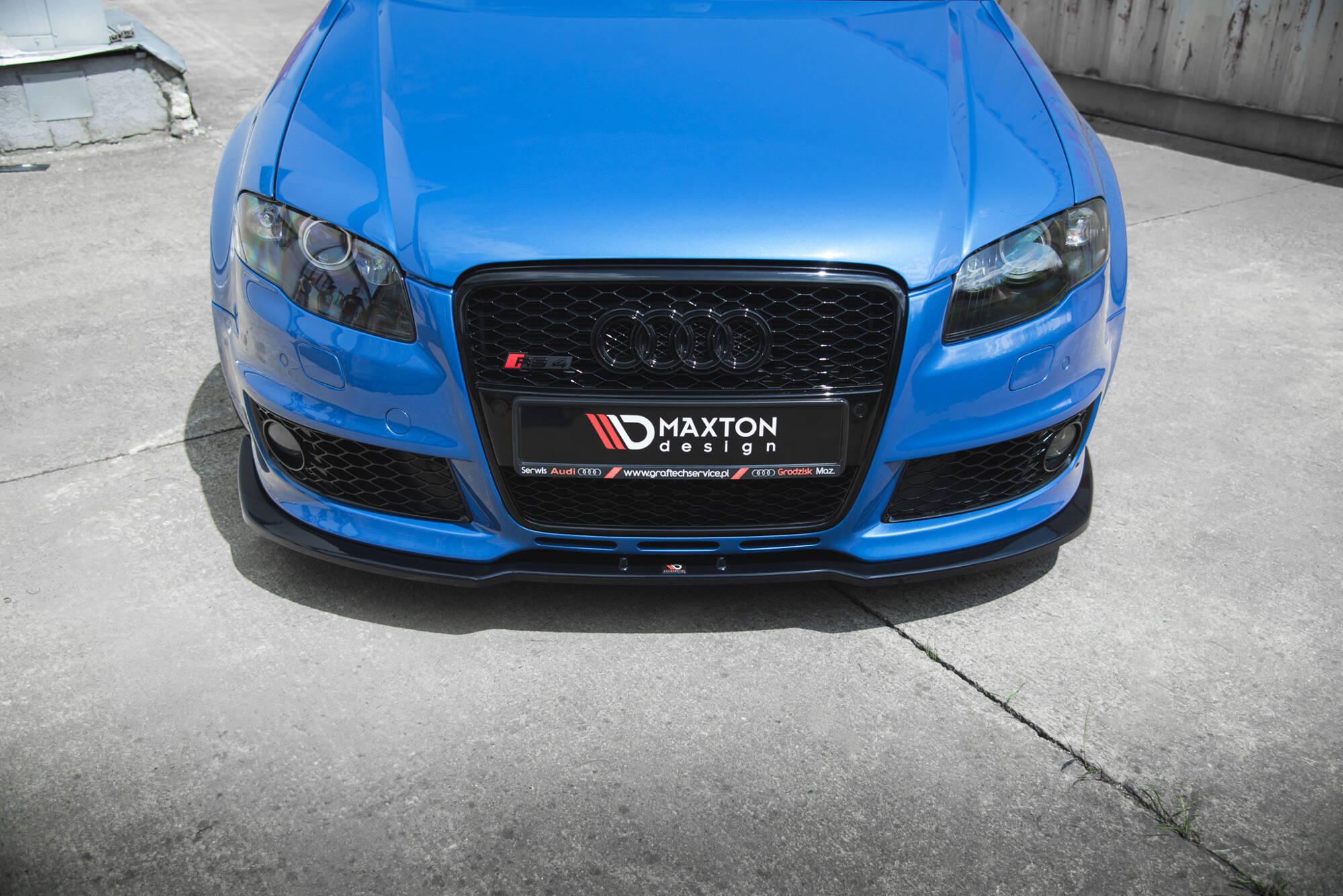 Front Splitter V.2 Audi RS4 B7 - 2