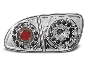 SEAT LEON 04.99-08.04 CHROME LED TAILLIGHTS