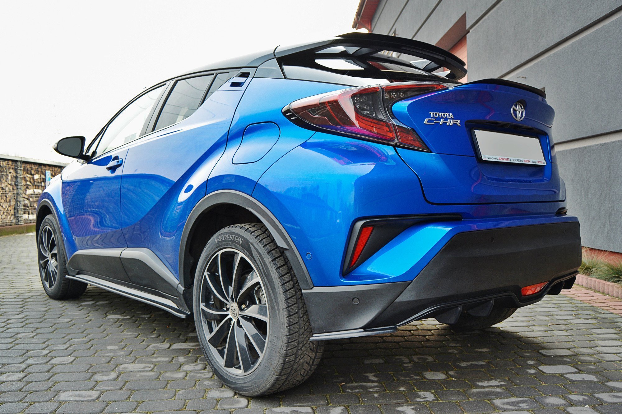 Rear Side Splitters Toyota C-HR - 3