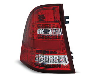 MERCEDES W163 ML M-CLASS 03.98- 05 RED WHITE LED TAILLIGHTS