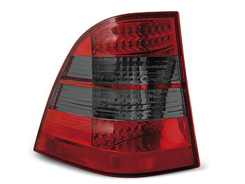 MERCEDES W163 ML M-CLASS 03.98-05 RED SMOKE LED TAILLIGHTS