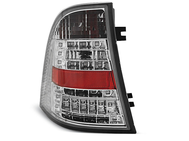MERCEDES W163 ML M-CLASS 03.98-05 CHROME LED TAILLIGHTS